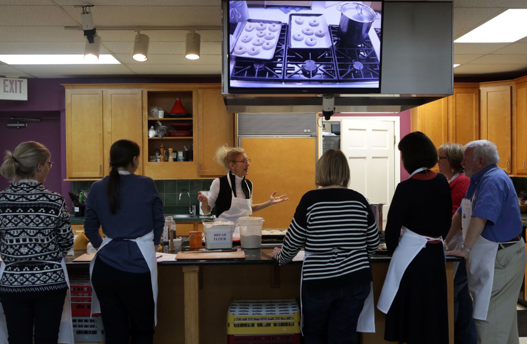 Bagels and bialys class at the Kitchen Conservatory